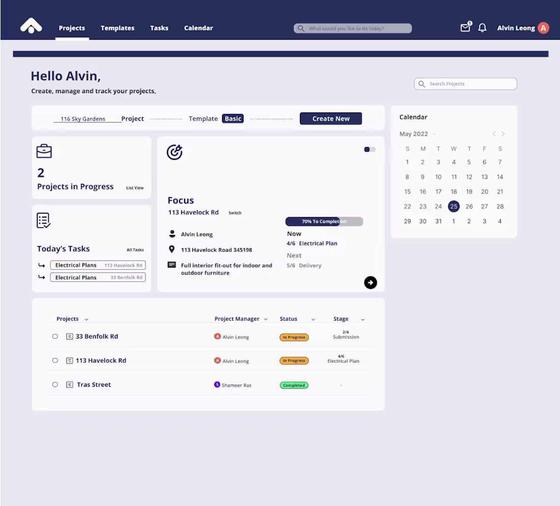 Cover image for Redesigning an Project Management Website