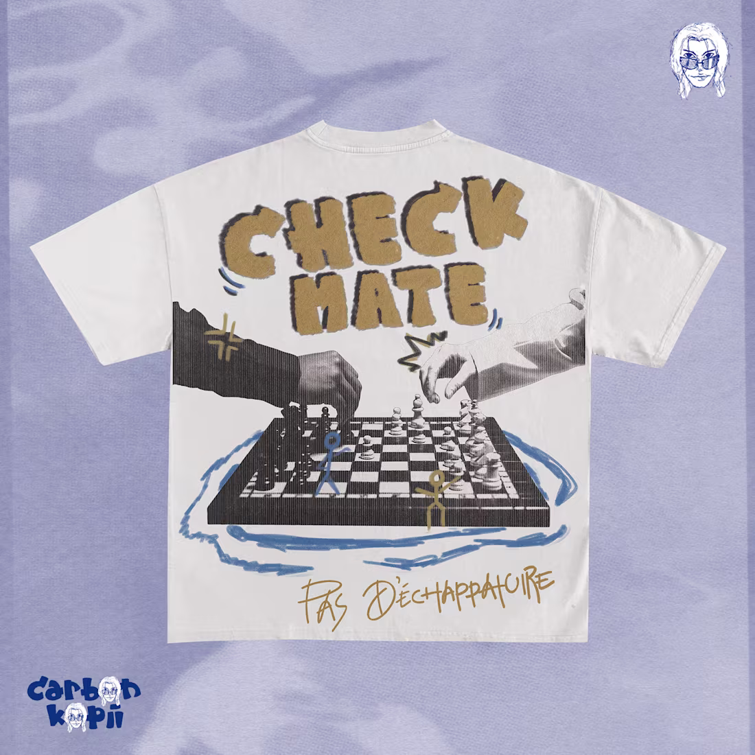 Cover image for Graphic Tee Design #2 - Checkmate on Behance