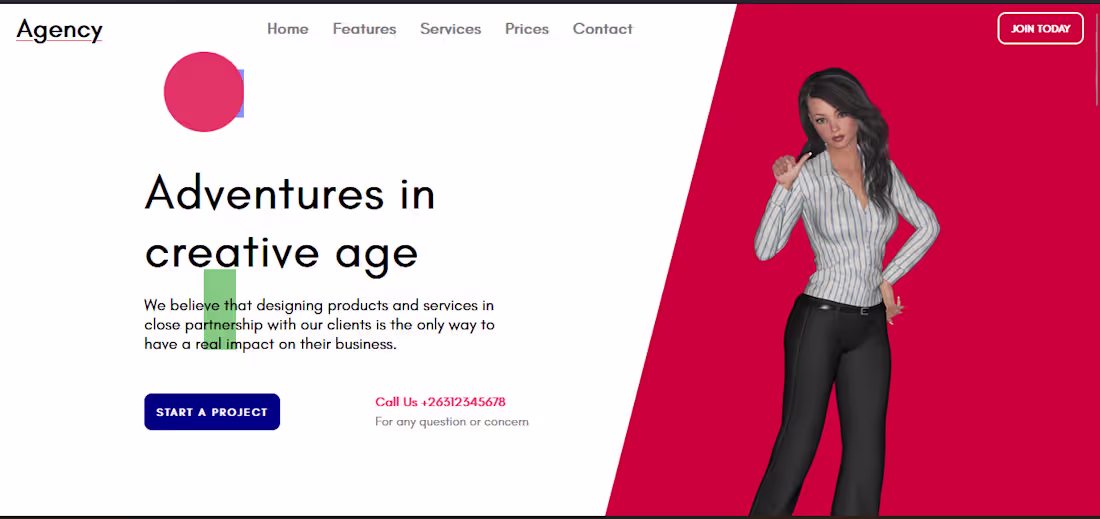 Cover image for Customized Landing Page React