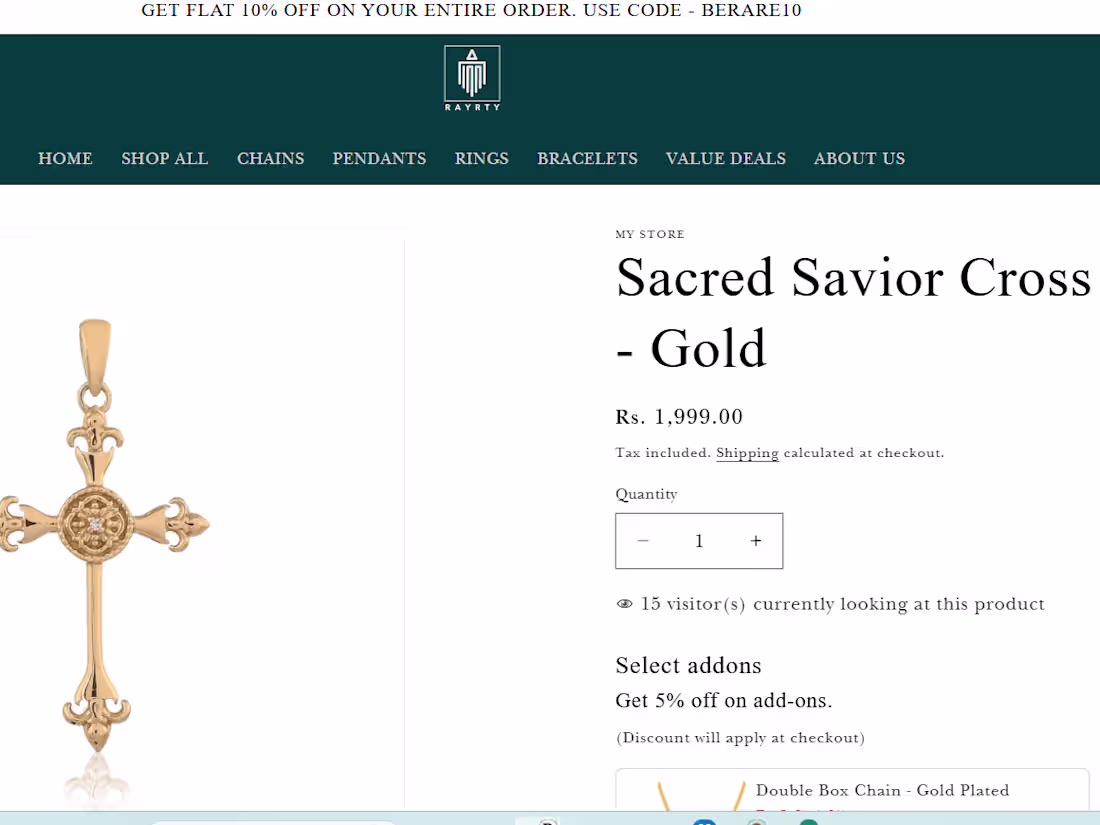 Cover image for E-commerce Jewelry Store Using Shopify