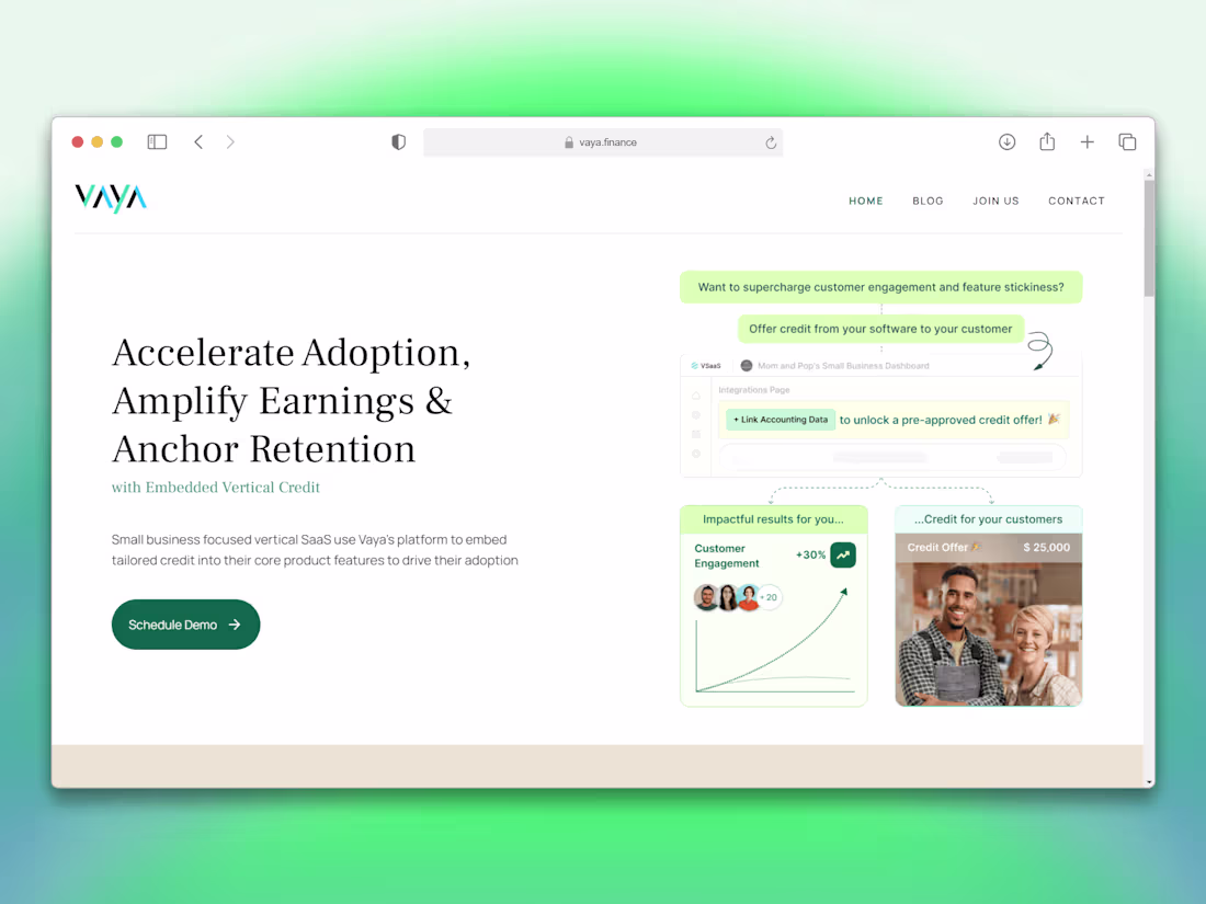 Cover image for VAYA Website 