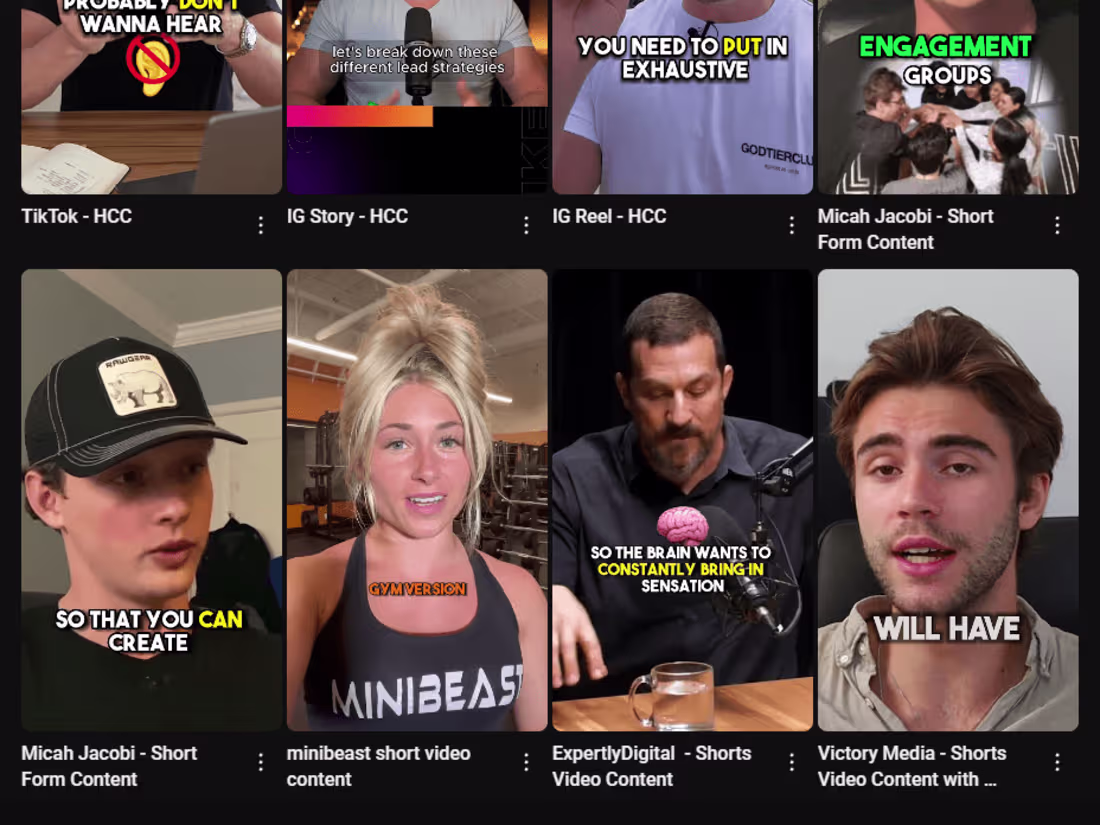 Cover image for Head-Talking Short Form Content Video