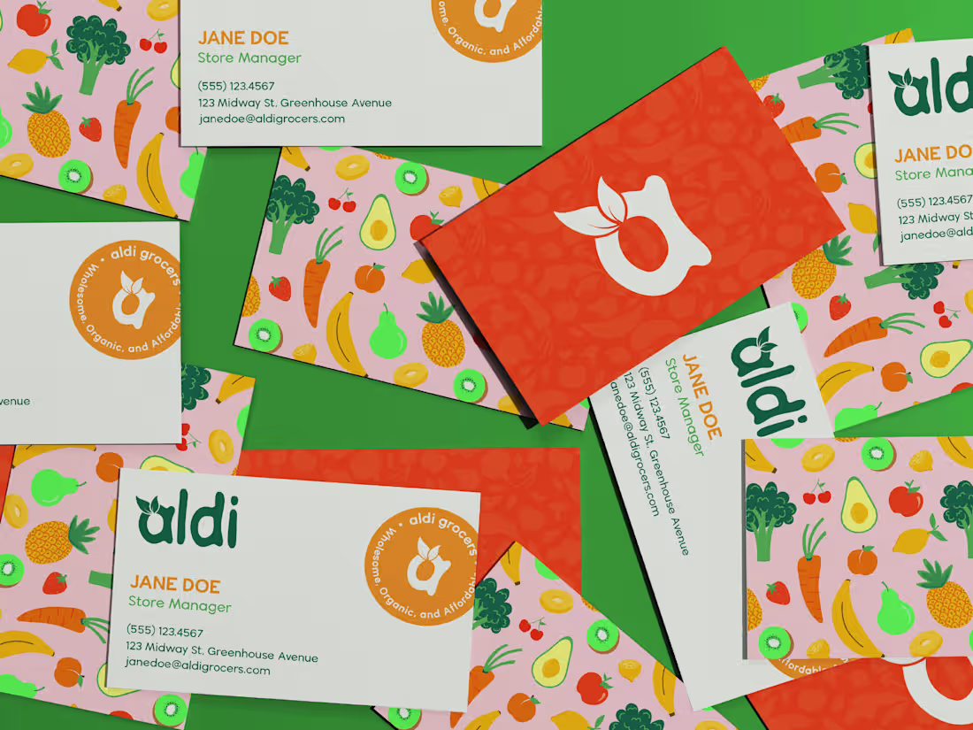 Cover image for Aldi Organic Grocers - Rebranding Case Study for Aldi