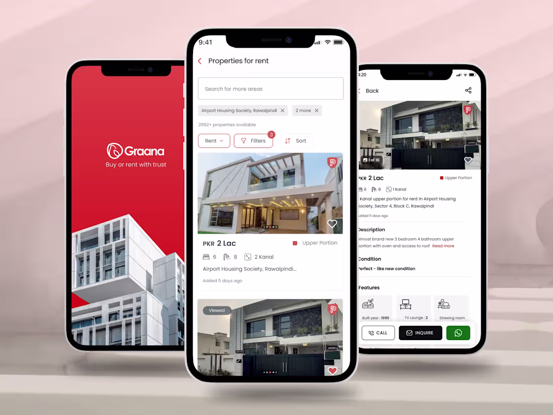 Cover image for Graana Real Estate Marketplace App Development