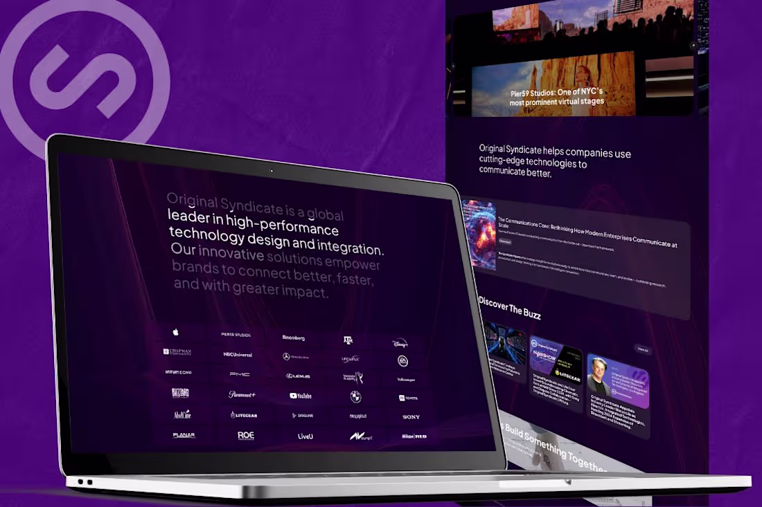 Cover image for Enterprise Tech Integration Website |