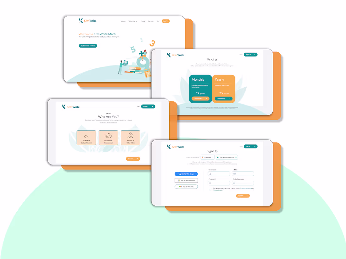 Cover image for KiwiWrite - Interactive Learning Platform Development