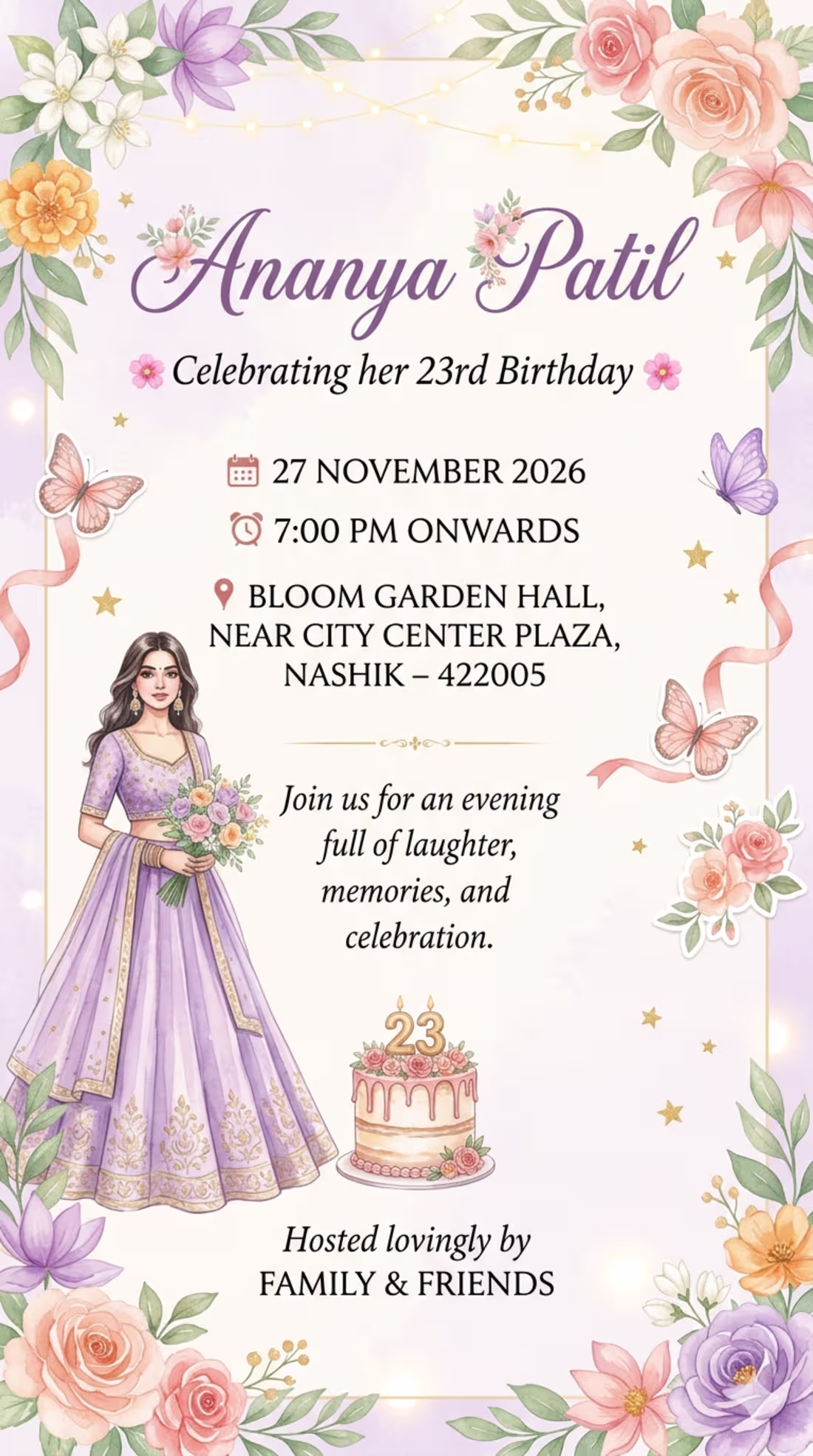 Cover image for Custom Digital Birthday Invitations –
