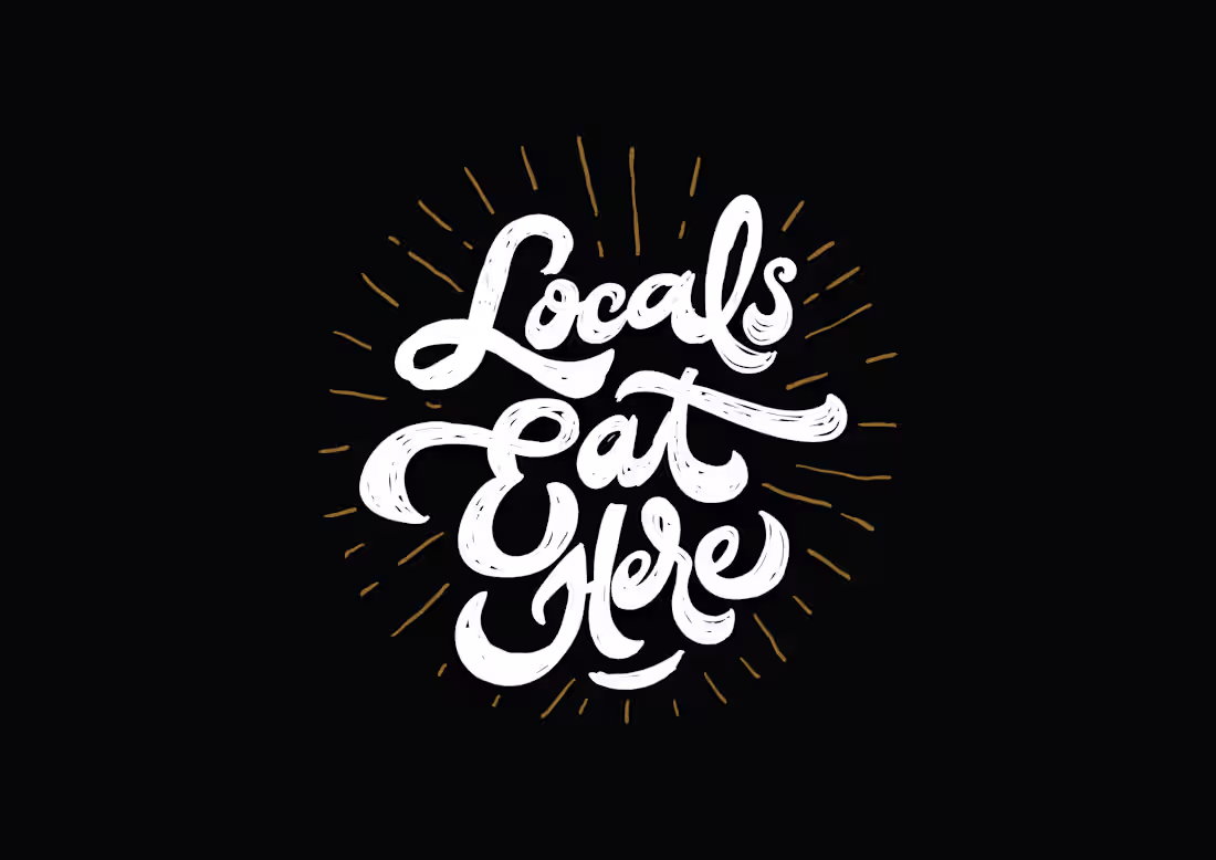 Cover image for Locals Eat Here Youtube Channel | Brand Design