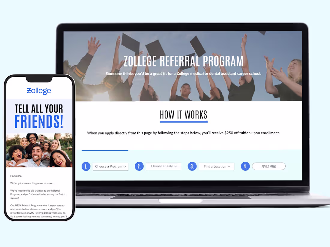 Cover image for Zollege Referral Campaign