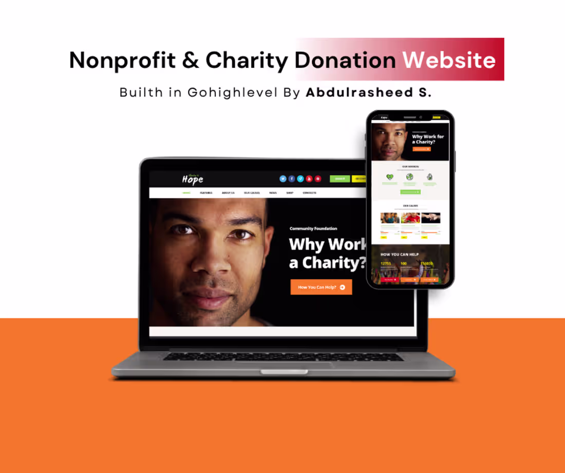 Cover image for GHL Nonprofit & Charity Donation