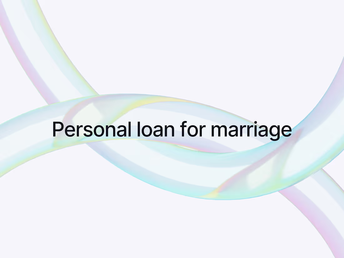 Cover image for Article: Personal loan for marriage