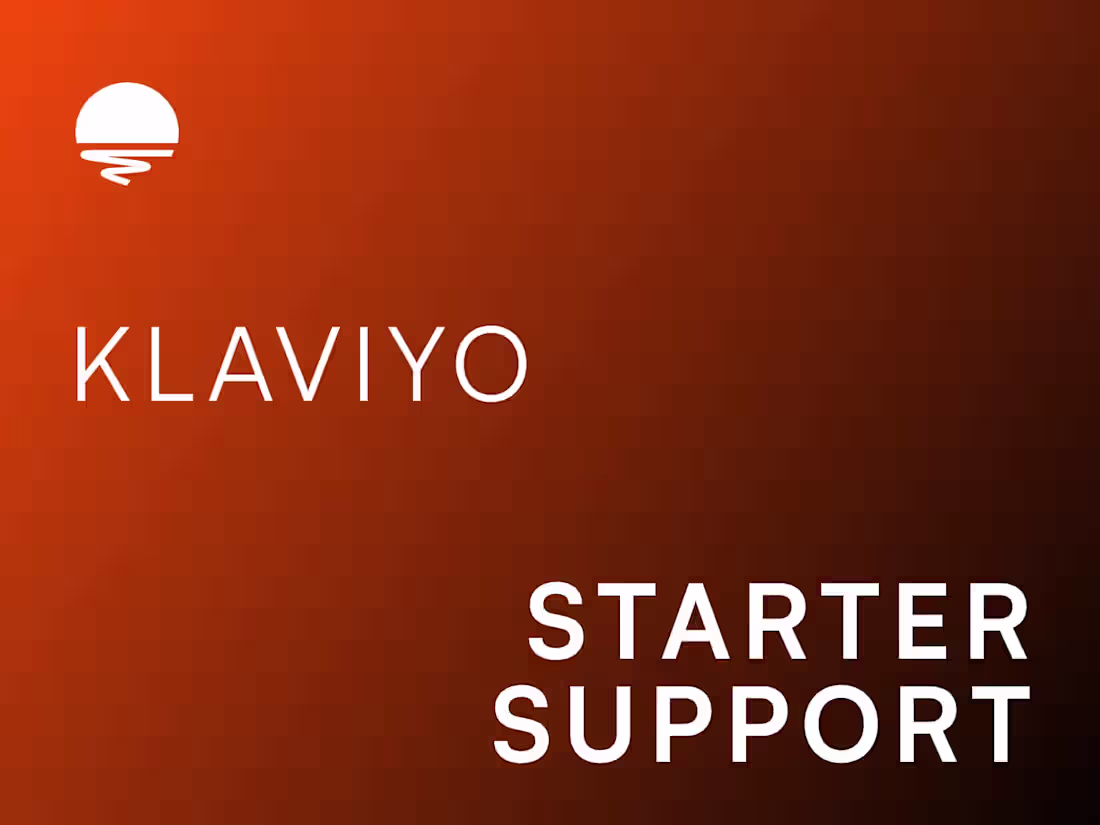 Cover image for Klaviyo - Starter Support
