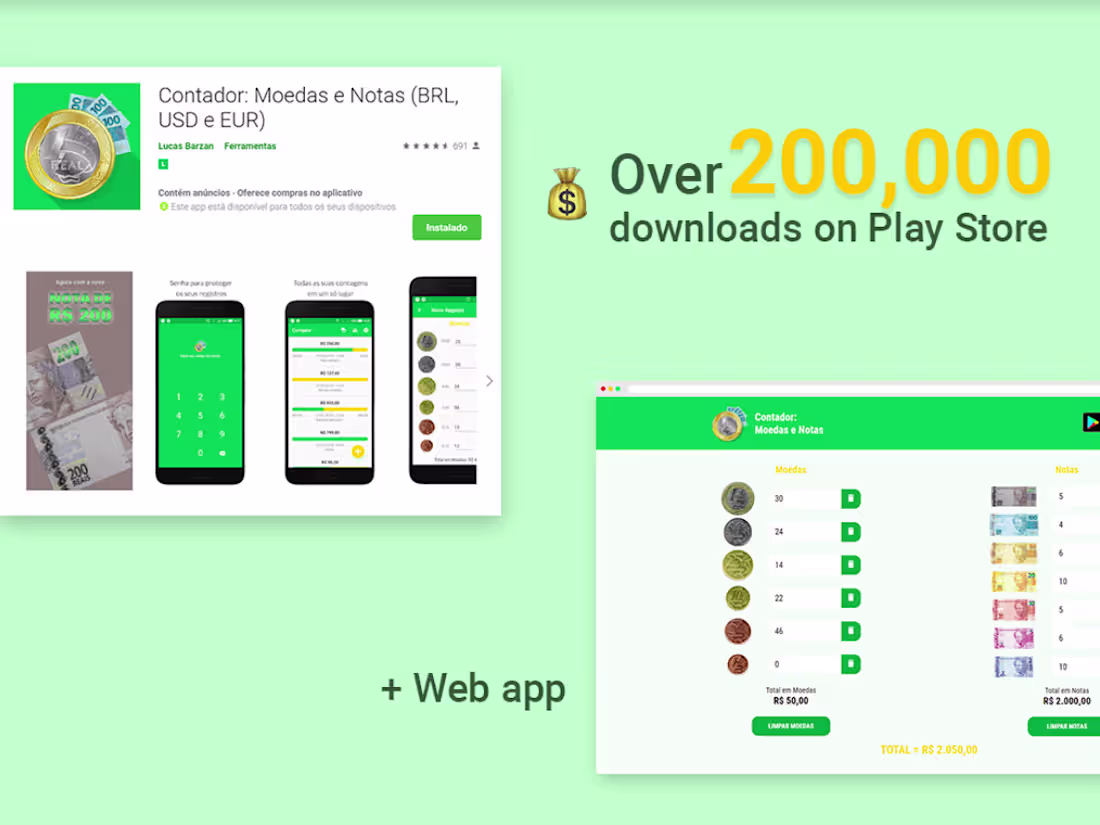 Cover image for 💰 Coins and Notes Counter - Android + web app
