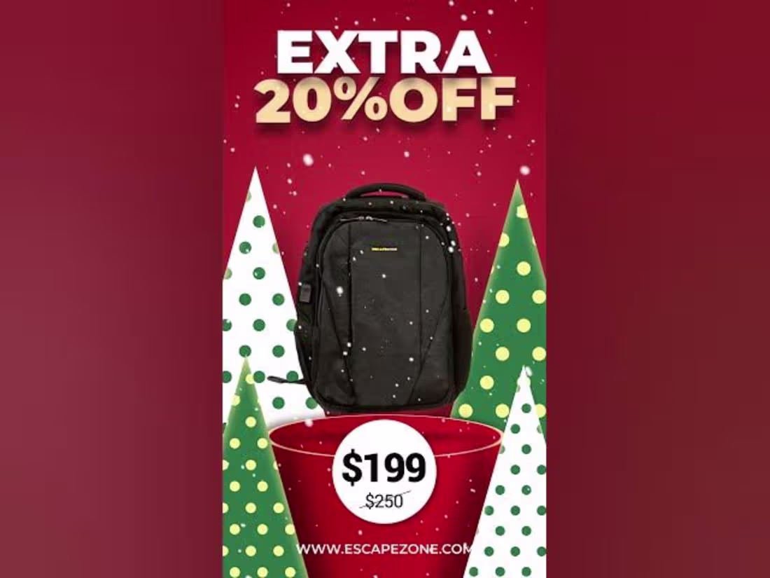 Cover image for 🎄 Christmas Promo – Bulletproof Backpack Ad