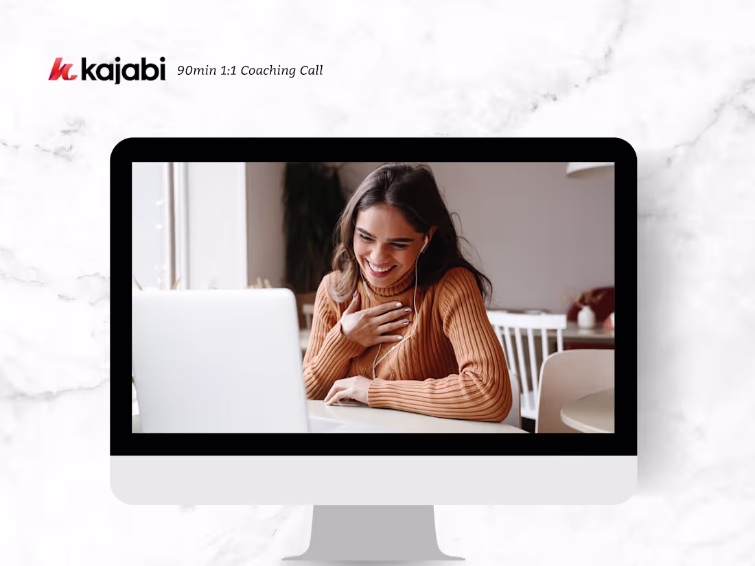 Cover image for 90-Minute Kajabi Consulting Call – Setup & Course Marketing Tips