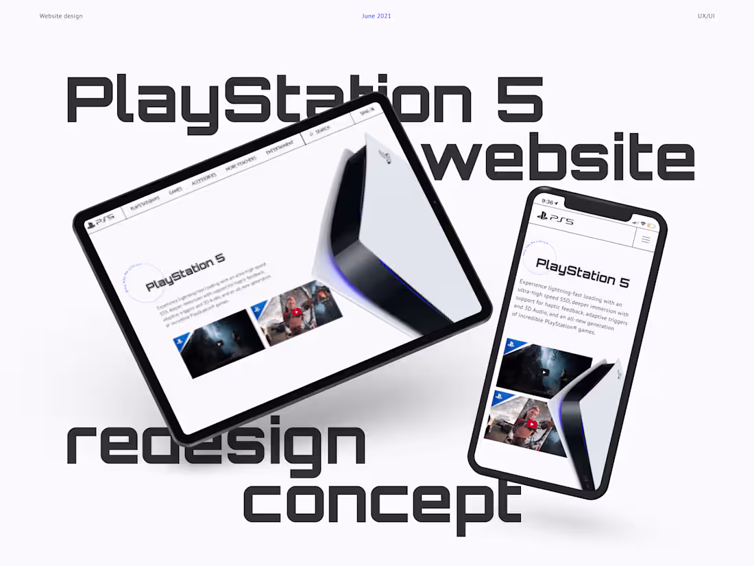 Cover image for 
PlayStation 5 Redesign Concept