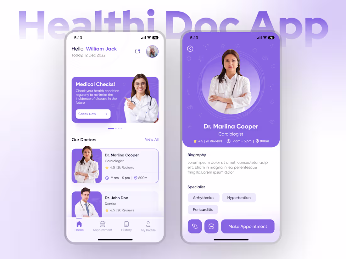Cover image for On-demand Doctor App Design