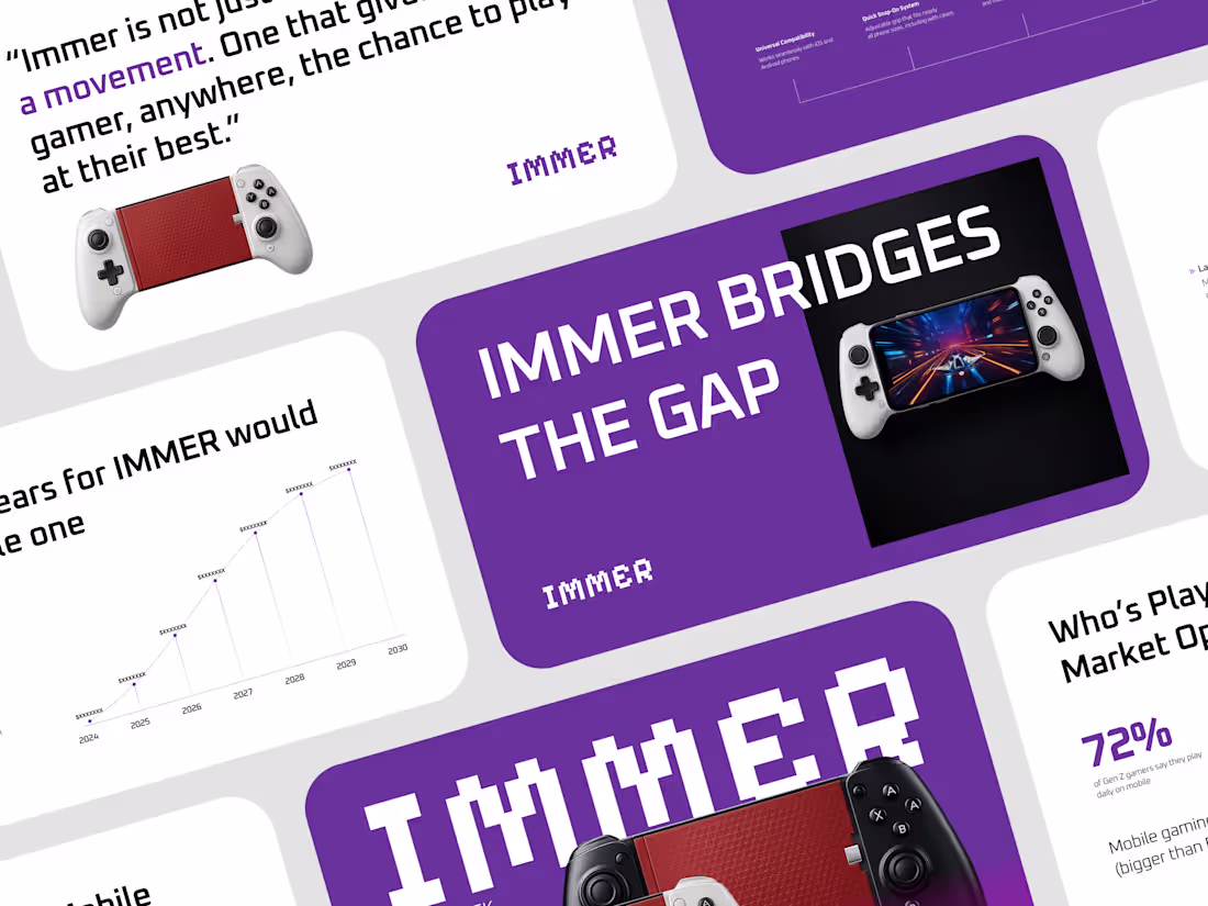 Cover image for Immer Investor Pitch Deck Design