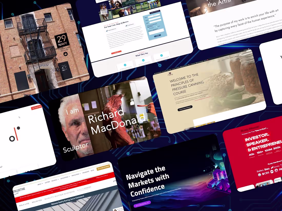 Cover image for Website Design + Development