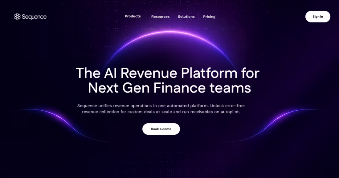 Cover image for Hero section design for AI startup. Dm to get a website.