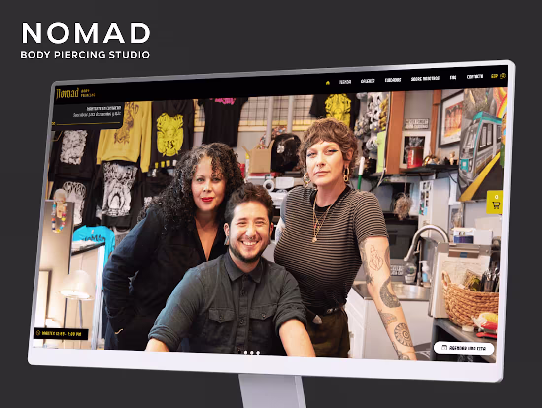 Cover image for Website Design - NOMAD Body