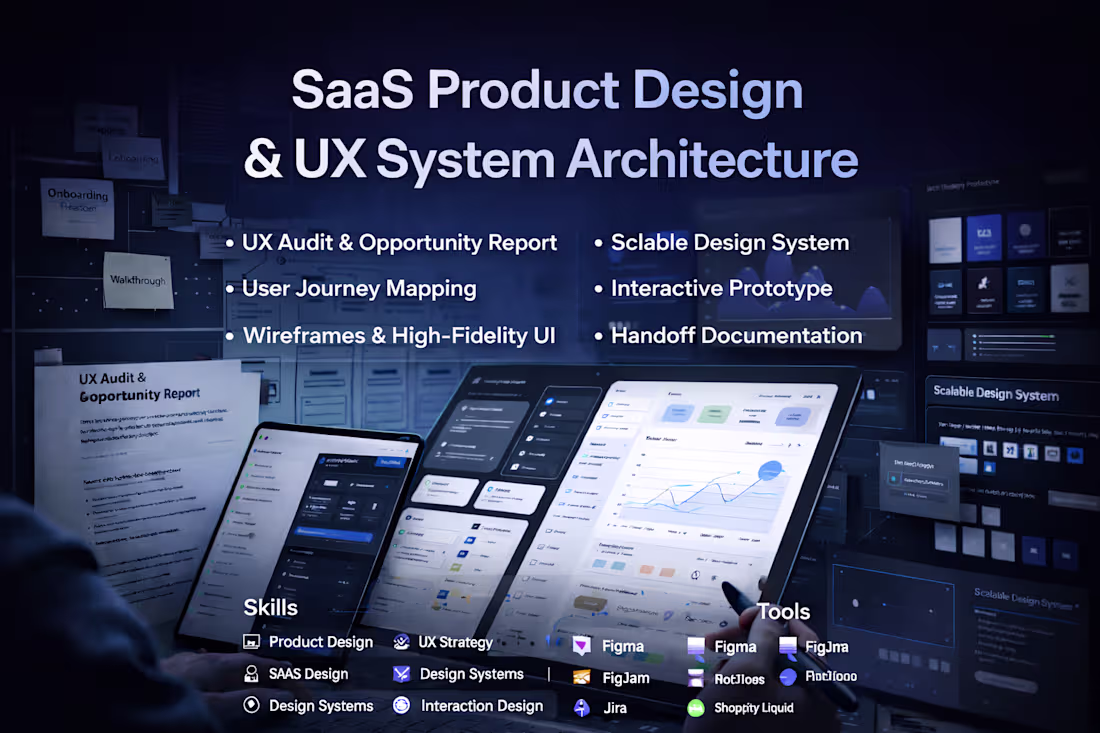 Cover image for SaaS Product Design & UX System Architecture