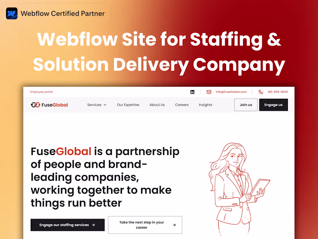 Cover image for FuseGlobal | Brand Refresh and Website Redesign