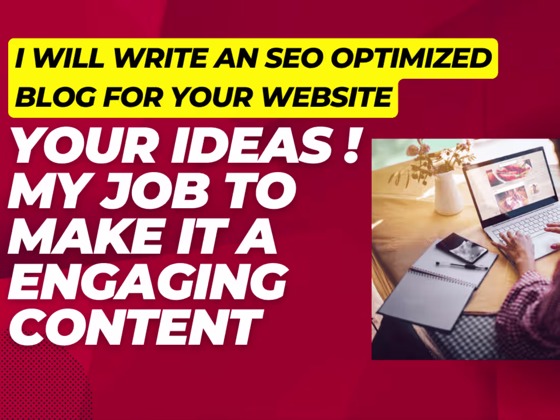 Cover image for SEO Expert: Writing Optimized Articles & Blogs for Your Website