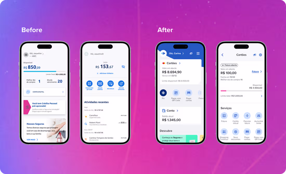 Cover image for Carrefour Card App Redesign