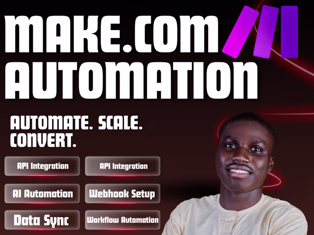 Cover image for Make.com Automation & App Integration