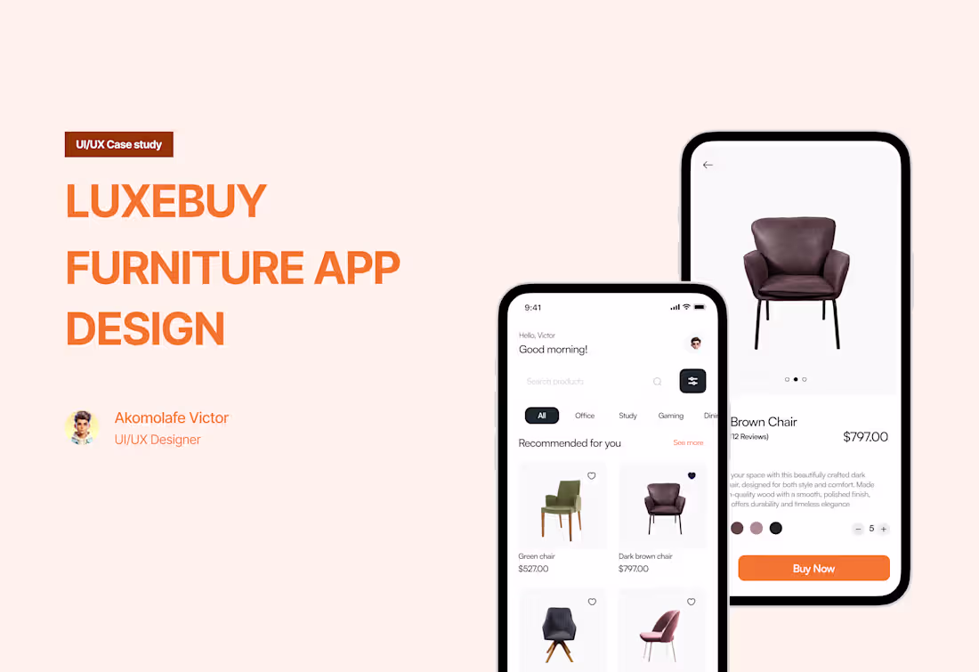 Cover image for Furniture App Case Study