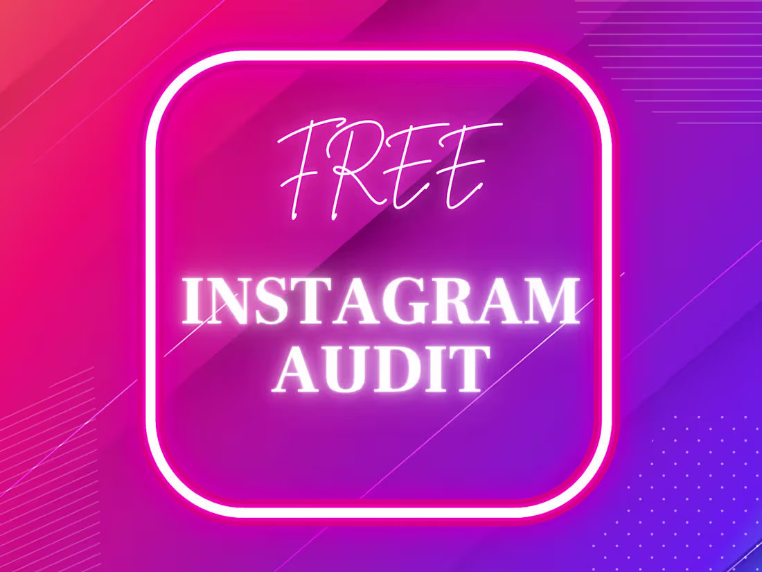 Cover image for Free Social Media Instagram Audit + 5 Content Ideas