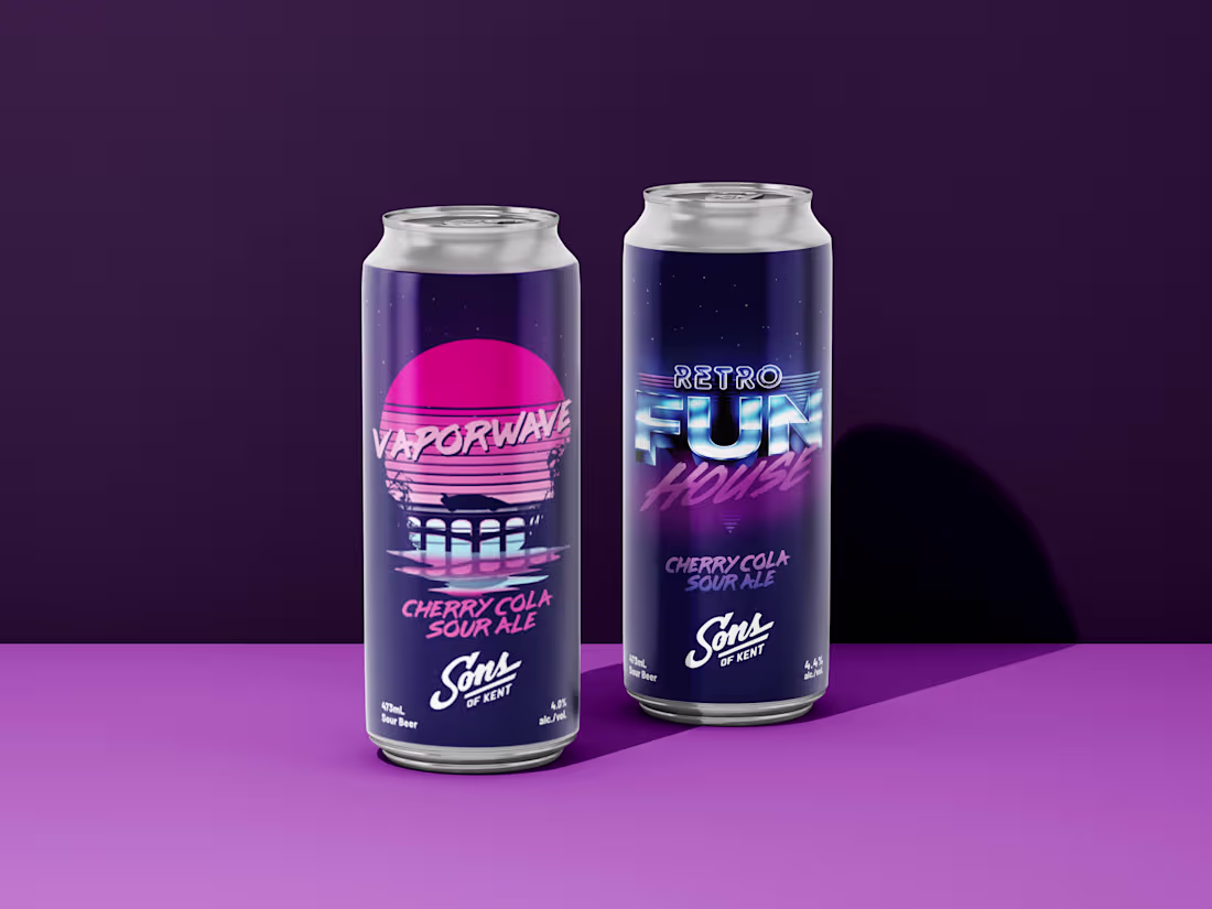 Cover image for Vaporwave Brand Design