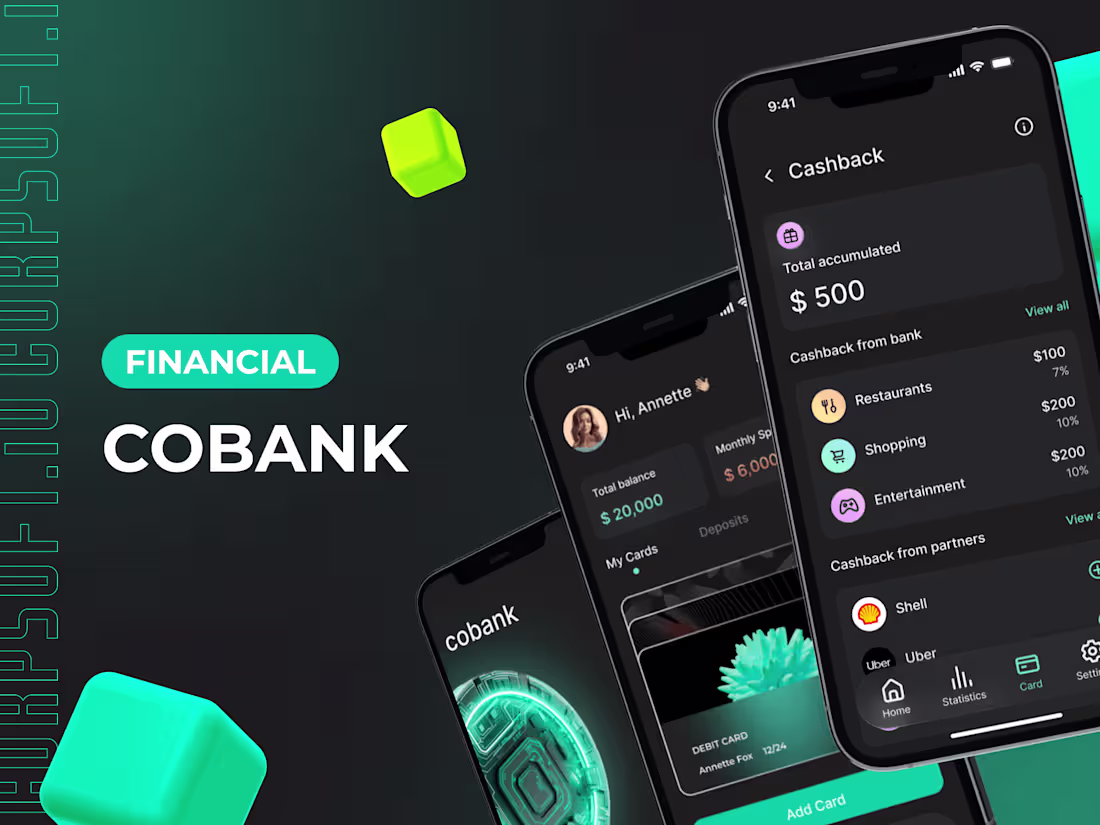 Cover image for Mobile application development for a FinTech company