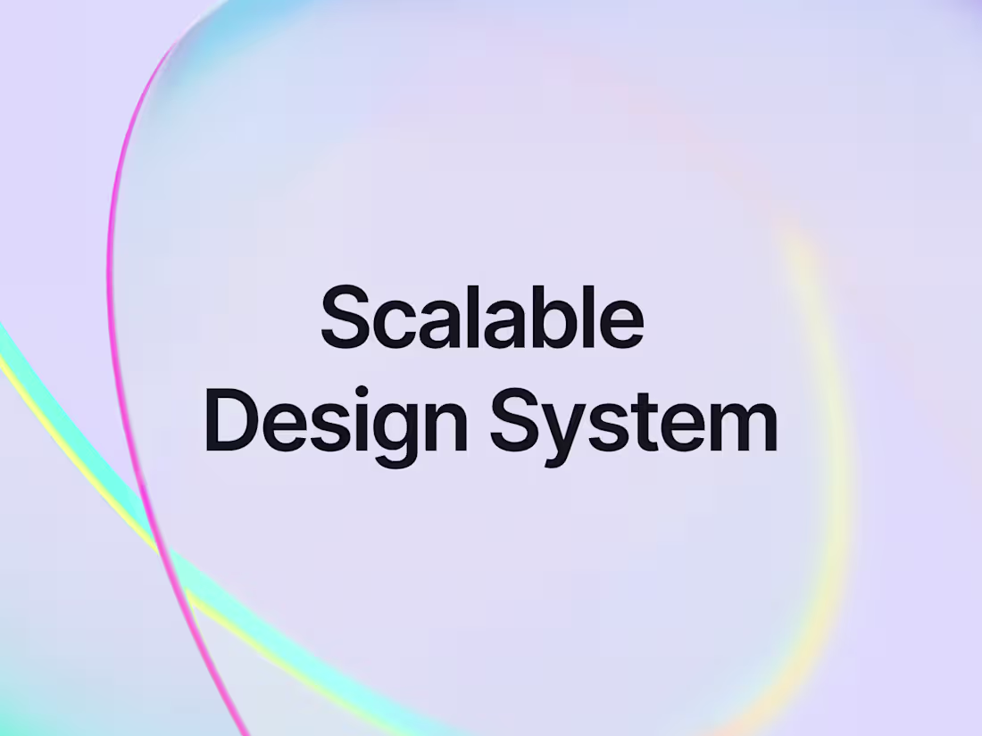 Cover image for Scalable Design System