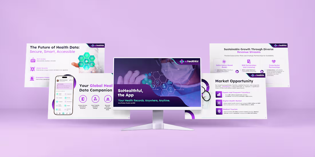 Cover image for Pitch Deck Health Care Sohealthful