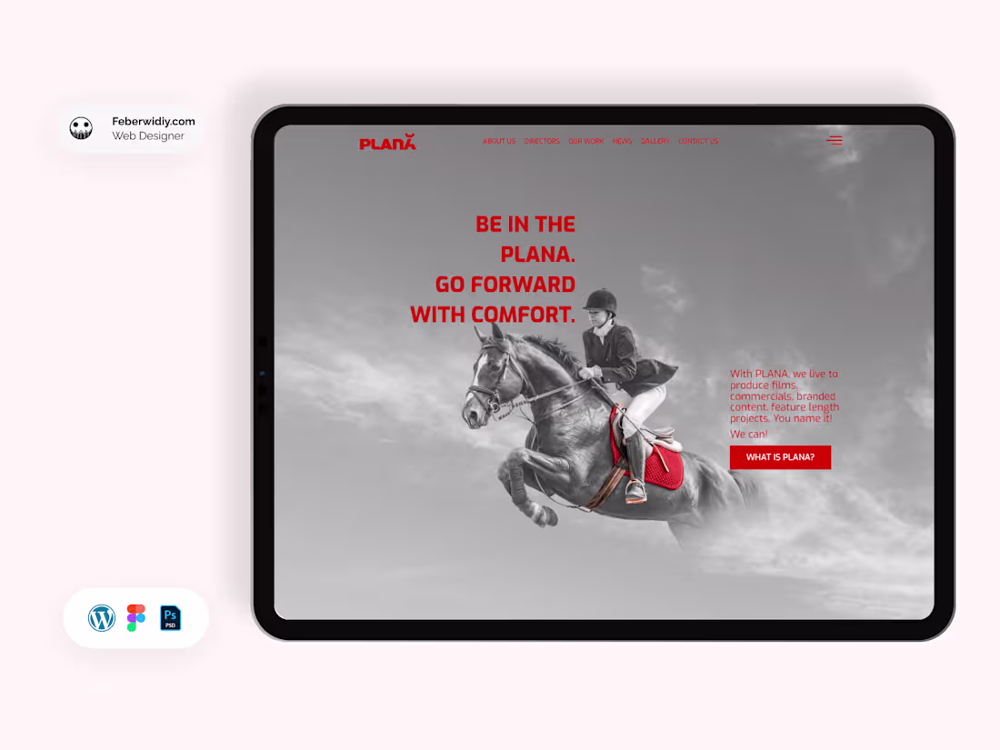 Cover image for Web Design & Development - Plana Vision Film Portfolio