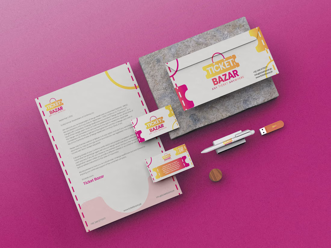 Cover image for Brand Identity Design for Ticket Bazar