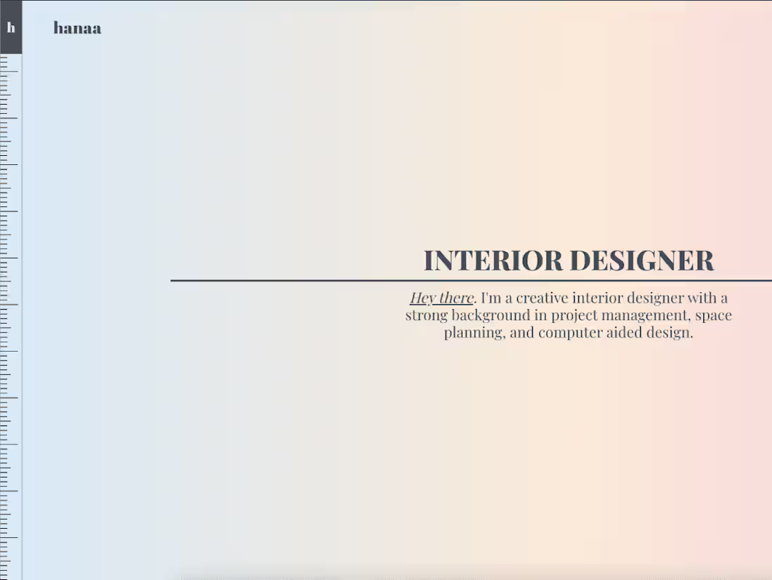 Cover image for Interior designer portfolio