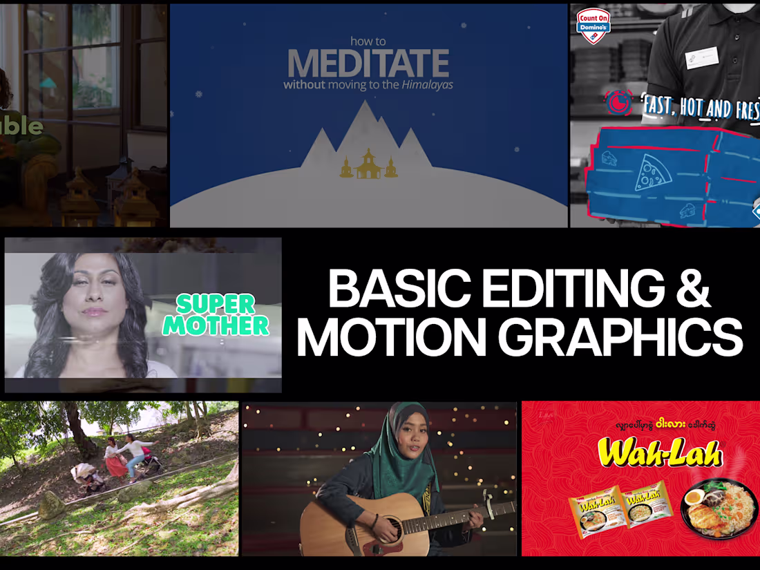 Cover image for Basic Editing & Motion Graphics