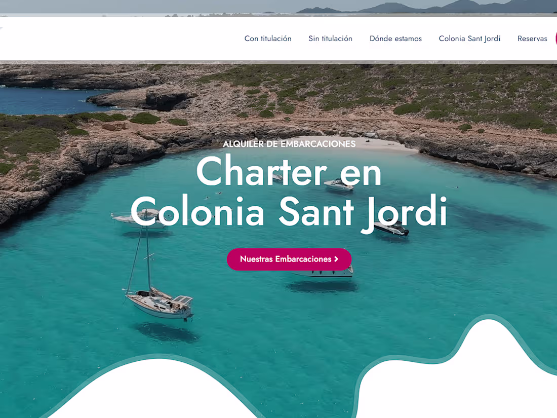 Cover image for Colonia Boat Charter – Charter en colonia Sant Jordi