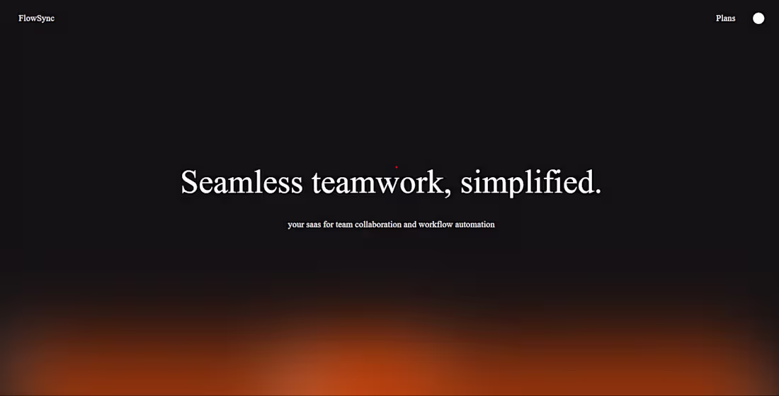 Cover image for Research. Design. Development. created a home page for SaaS,...