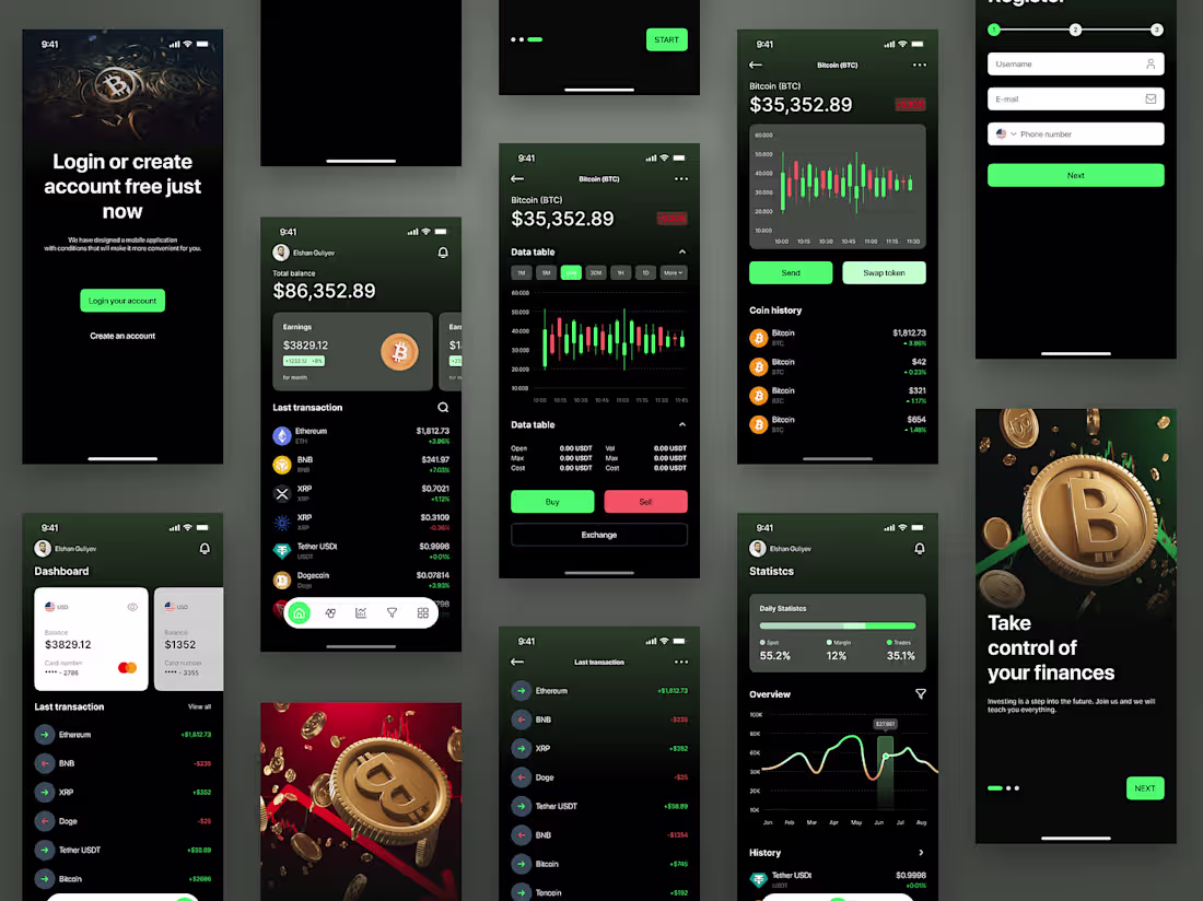 Cover image for Crypto manage application