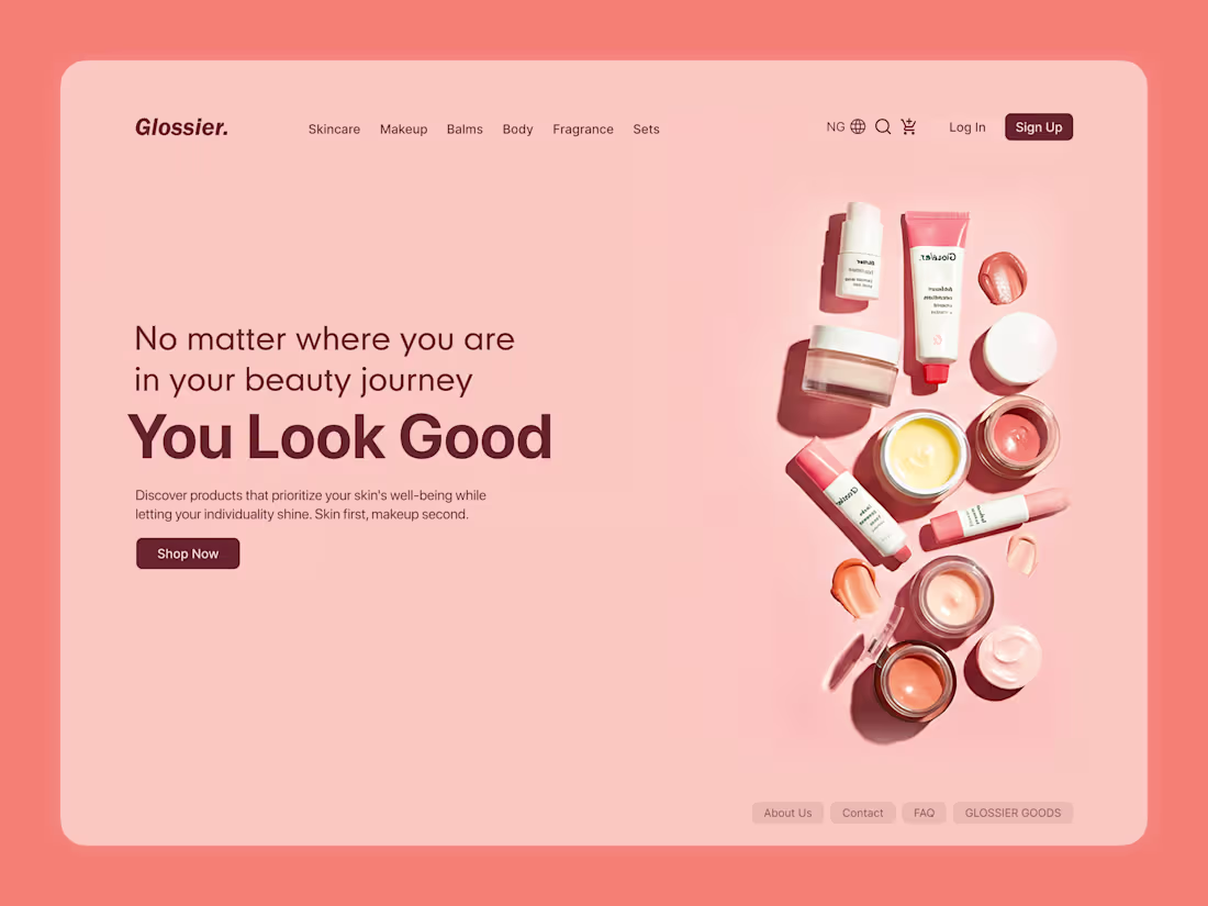 Cover image for Hero Section Design │Web Design