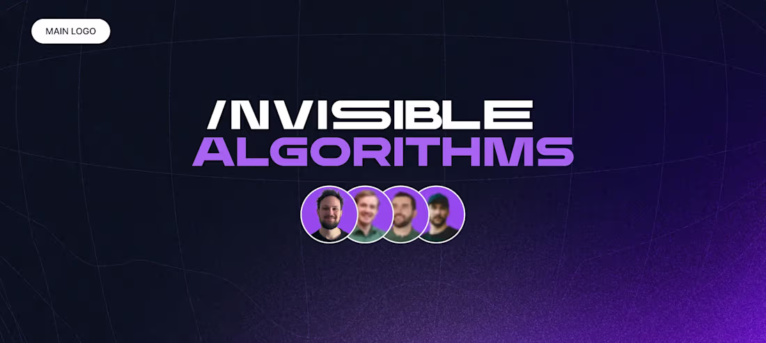 Cover image for Invisible Algorithms - Podcast Branding