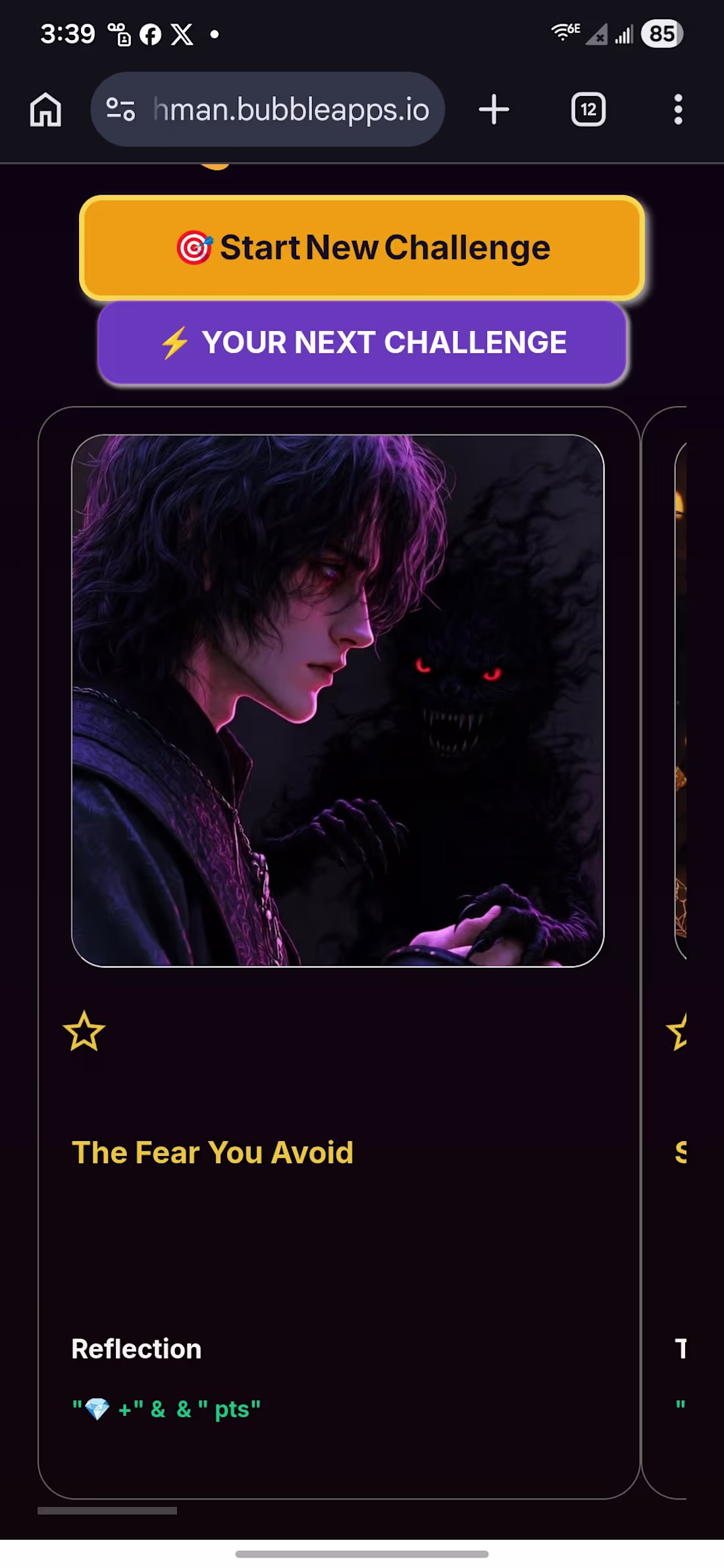 Cover image for Challenge cards across emotional categories