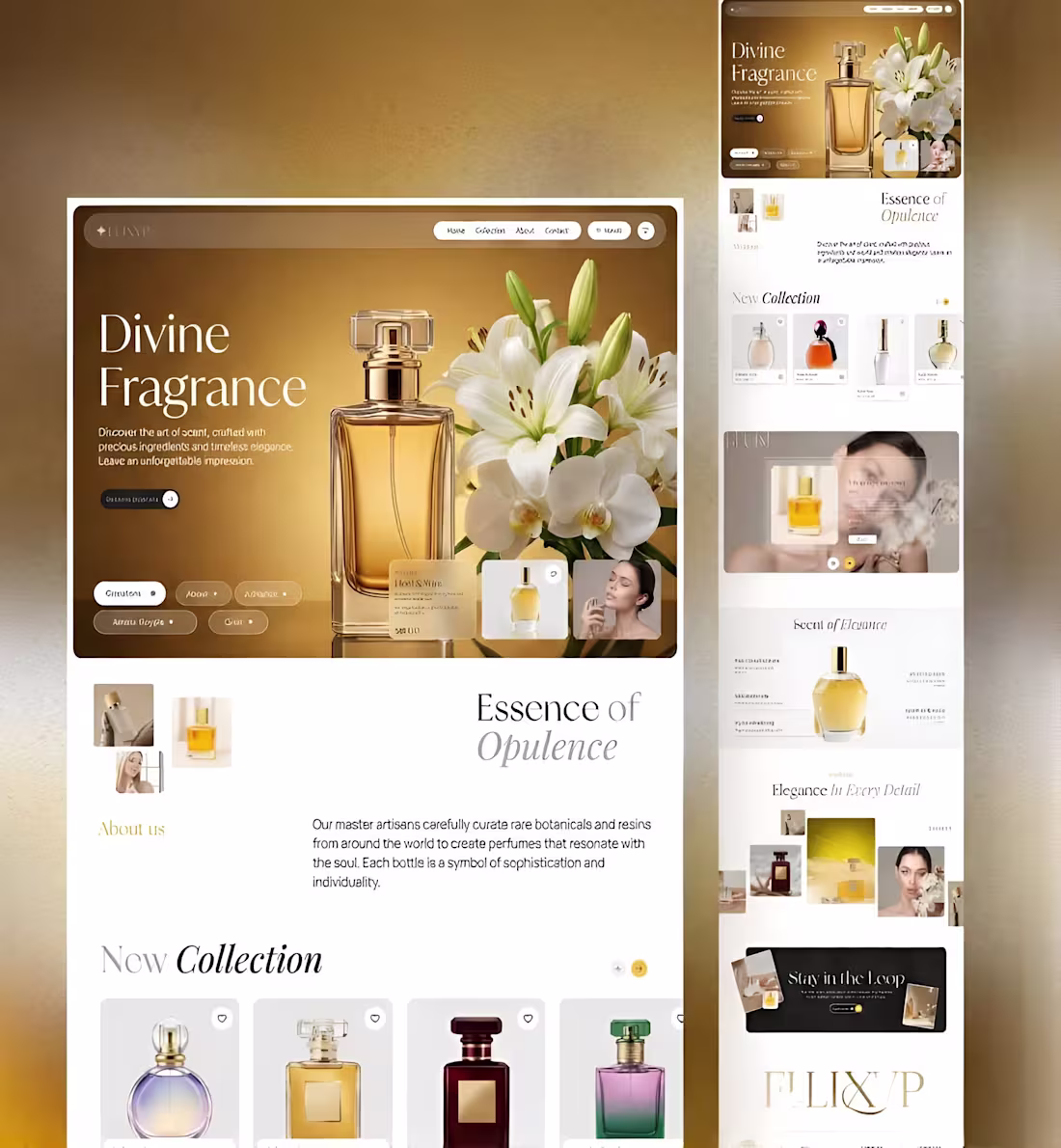 Cover image for Divine Fragrance A full e-commerce