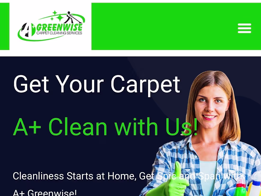 Cover image for Web development for Greenwise Carpets