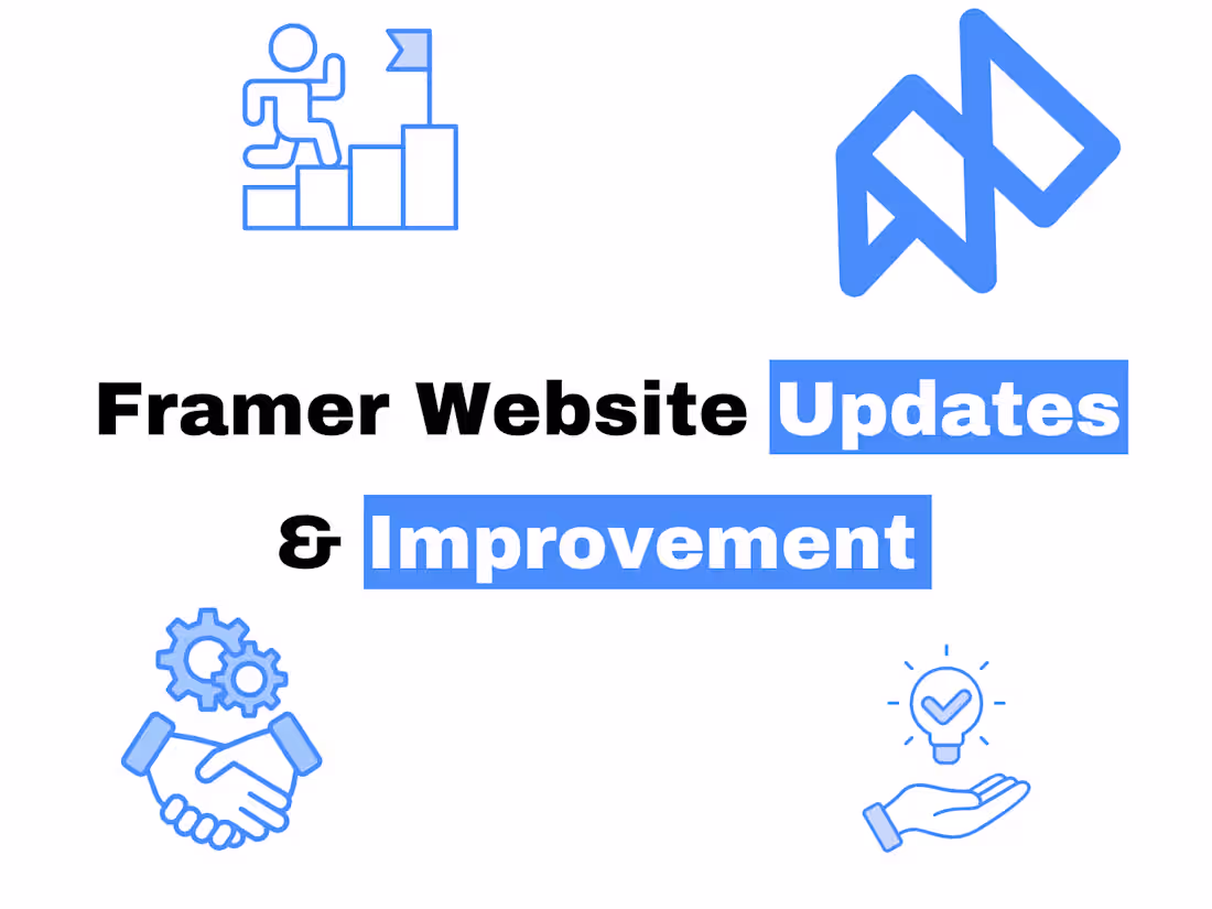 Cover image for Framer Website Updates & Improvements