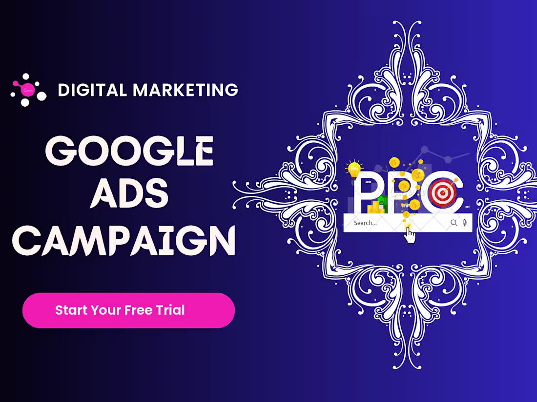Cover image for I will create and oversee your PPC campaign for Google Adwords.